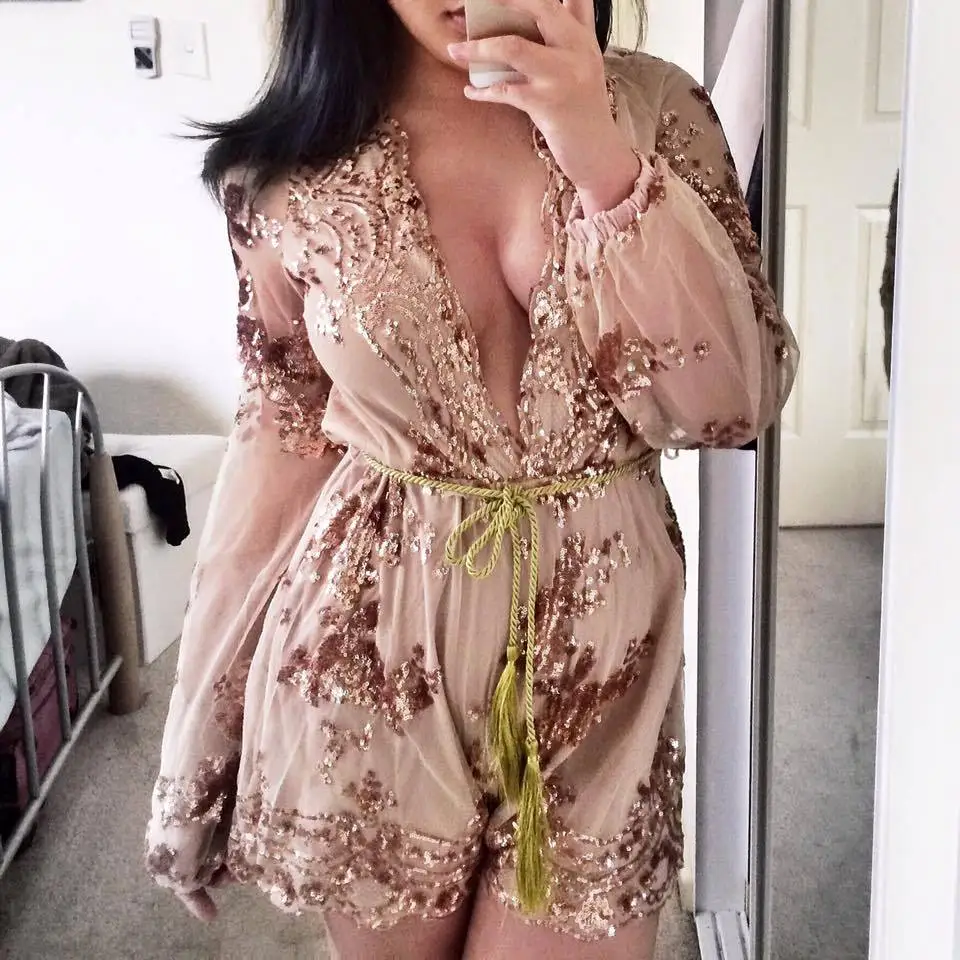 2017-Hot-Selling-Christmas-party-deep-V-long-sleeve-sexy-jumpsuit