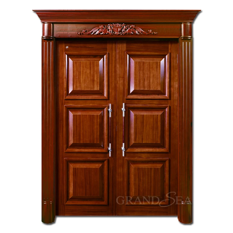 double wood door 19