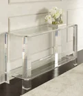 Modern Design Lucite Acrylic PMMA Console Table for Living Room