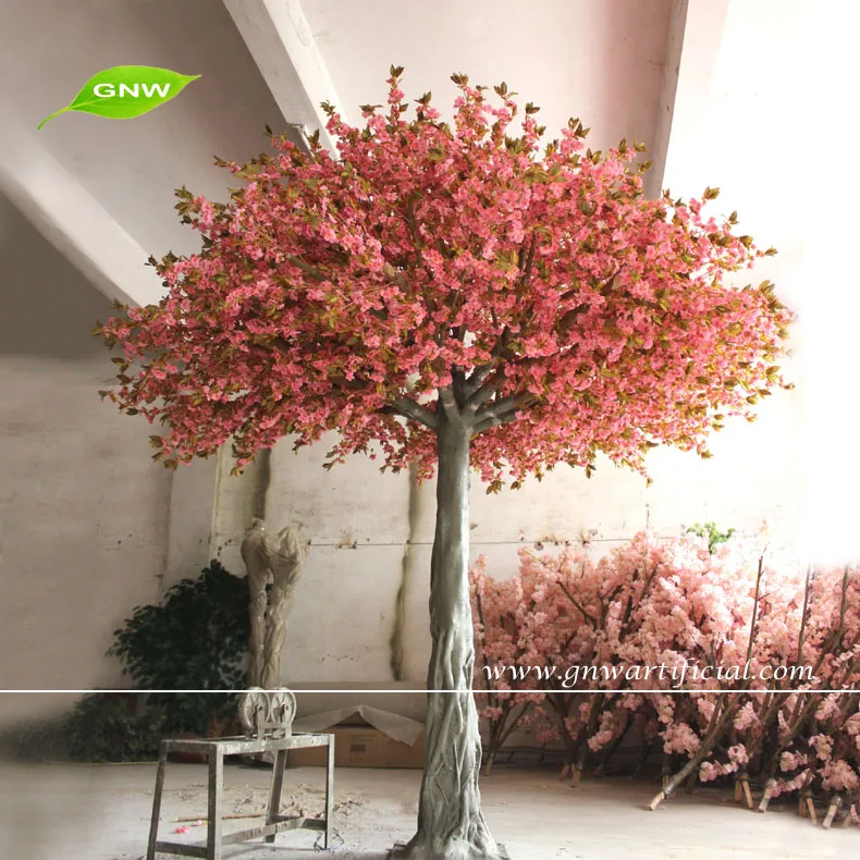 Gnw Bls150718 Fake Artificial Cherry Blossom Trees 4m High For Wedding