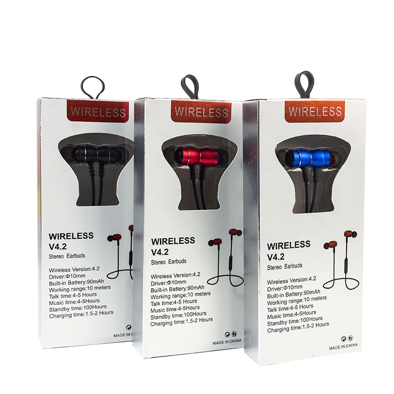 Metal wireless headphone bluetooth earphone magnetic - ANKUX.COM