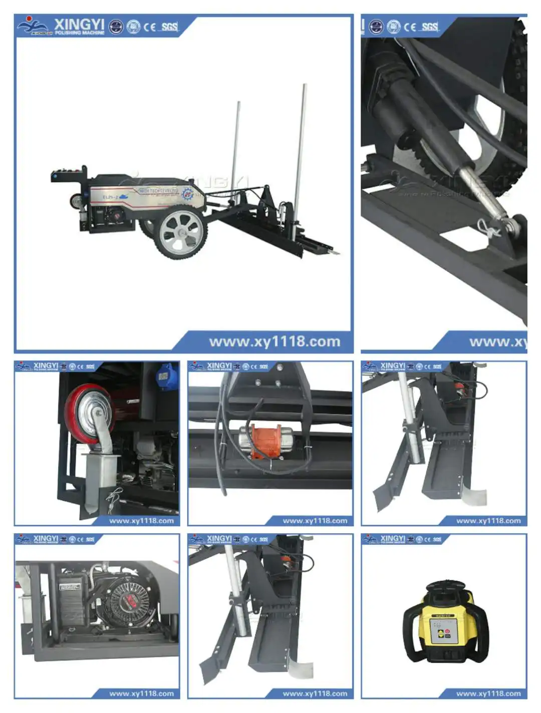 laser screeding machine