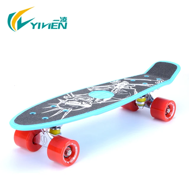 Wholesale plastic professional skateboard