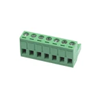 pcb connector green 2-24 poles good quality termination style connector 5.00/5.08mm pitch