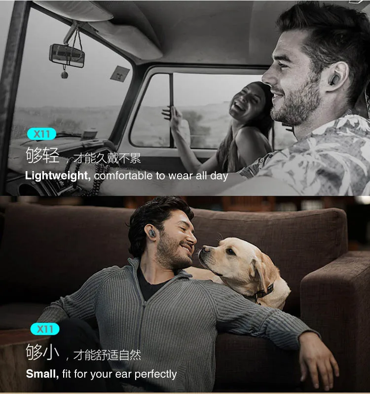 Wholesale Mini Single in Ear Bluetooth Earphone, Wireless Headset, Wireless Headphone with USB Magnetic Charging Dock - ANKUX.COM