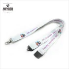 hot sale dye sublimated printing lanyard with trigger clip