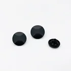 Custom black zinc alloy clothing metal button