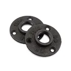 Good quality 1/2 3/4 inch black cast iron pipe fitting cheap floor flange flat flange
