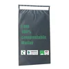 cornstarch made biodegradable and compostable courier mailing plastic shipping packaging bag with custom logo