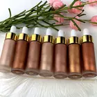 wholesale 15ml Large capacity and easy to color highlight long lasting shimmer liquid highlighter
