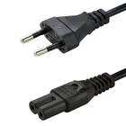 VDE 2 pin plug IEC connector C7 cord set for adapter
