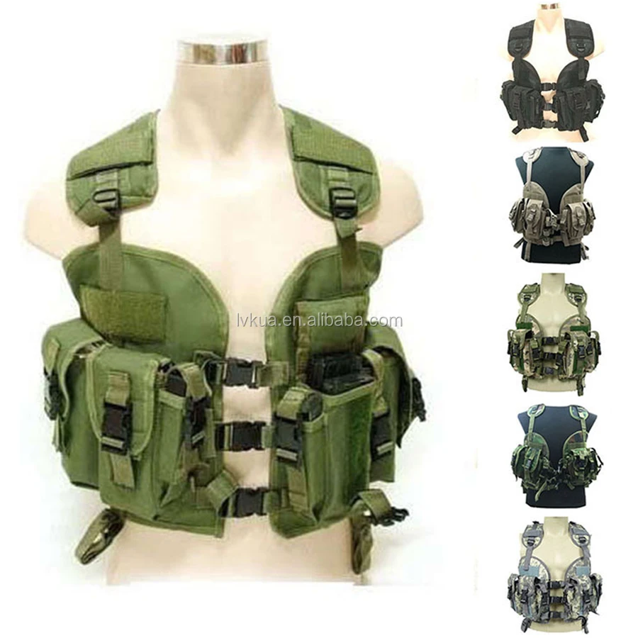 tactical vest military jacket woodland hunting safety vest