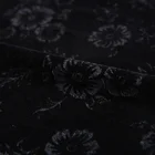Custom logo embossing 100% polyester embossed velour micro velvet fabric 5000 for abaya