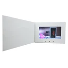 Et-digital video greeting card 7inch box circuit lcd touch screen a6 video mailer, lcd video brochure card