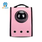 Pets product cat backpack leather black kids carrier astronaut dog litter bag women pet carrier