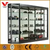Magnetic wooden camera glass cabinets/wall display cases