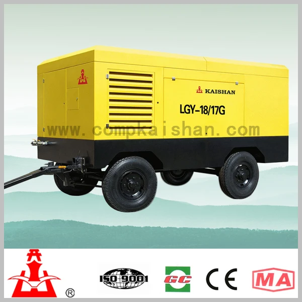 LG-18/17GY portable Electric Rotary Screw Air Compressor(247 psi, 636 cfm,252 HP)