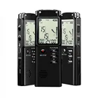 VR60 Professional Voice Recording Device Time Display Large Screen Digital Voice Audio Recorder Dictaphone MP3 Player