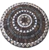 Slate mosaic medallion cheap free mosaic flower patterns