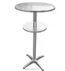 Barstool bar table 110cm stainless steel frame for sale