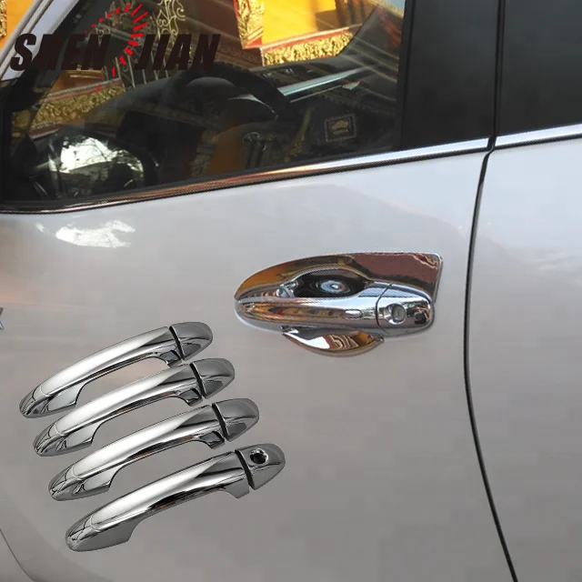 Chrome door handle cover for Toyota 2015 Hilux Revo