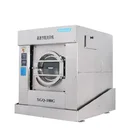 Stainless steel 50kg 100kg 130kg automatic industrial laundry washing machine for hotel