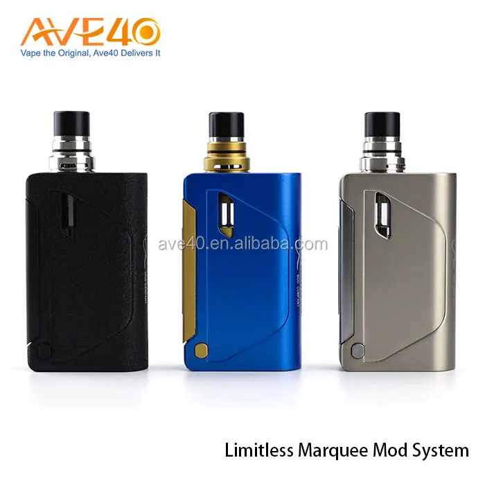 limitless marquee mod system with 2ml ply rock atomizer