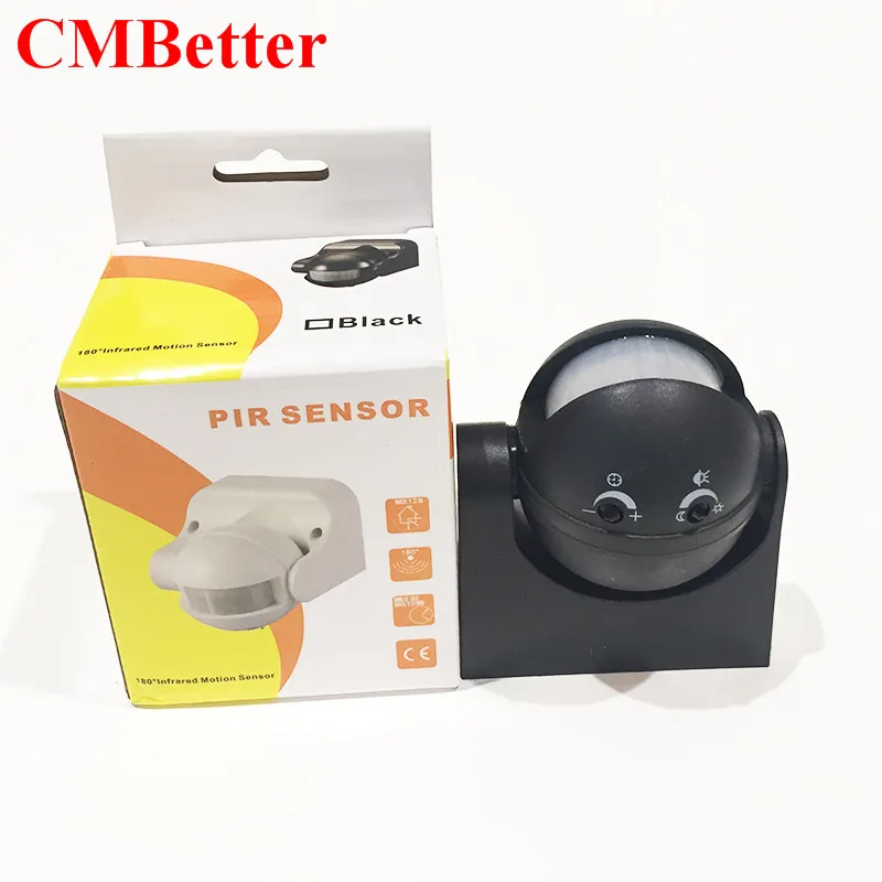 110-240V 50Hz 180 Degree Outdoor Security PIR Infrared Motion Sensor Detector Movement Switch  waterproof IP44 led sensor switch (6)