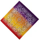 tie dye head scarf for women and men wholesale cotton bandana multifunctional
