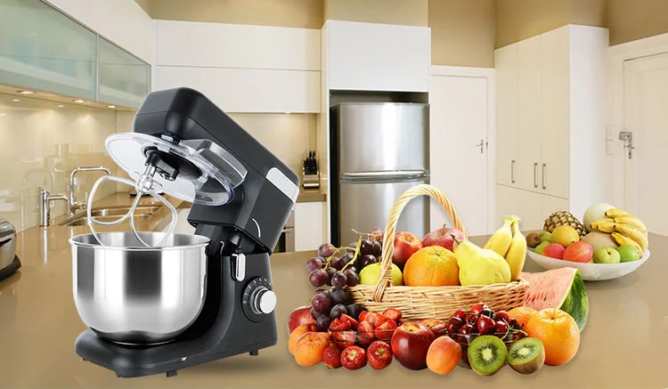 1200W Planetary mixing action multi function metal framework inside stand mixer