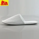 Disposable hotel travel 5 star personalized OEM towel closed hotel slippers