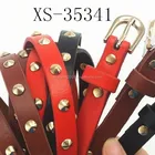 fashion colorful pu belt hollow belt for girls