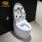自動フラッシュクリーン機能ワンピースアメリカ標準便器 s-トラップセラミックスマート wc トイレ
