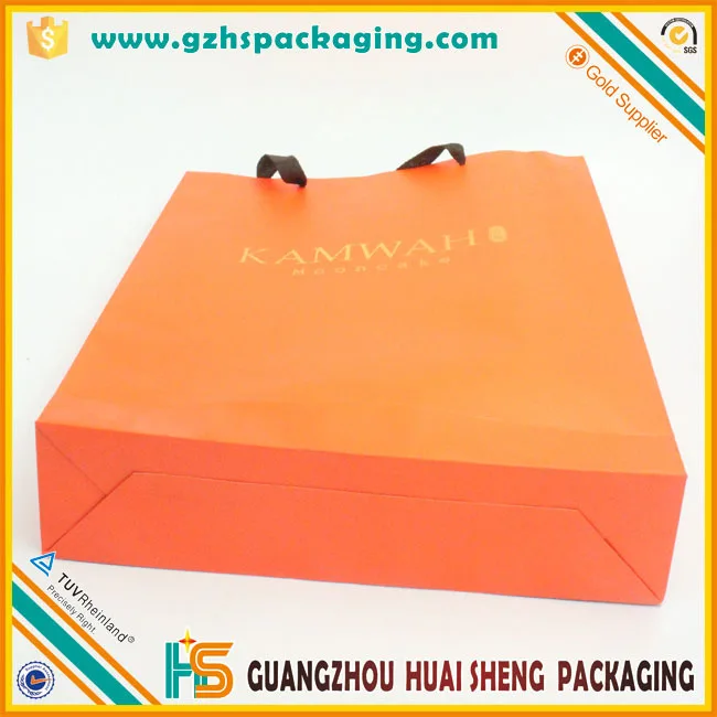 Luxury Famous Orange Color Shopping Paper Bag for Clothing - China Shopping Paper  Bags and Paper Bag price