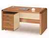China Supplier Classic Walnut Color Wooden Office Table Design Modern Big Executive Office Desk with cabinet
