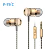 Stock available earbud for iphone earphone wired inner multi-function handsfree kit silver