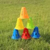 Roller skating training cone PVC skating cone Colorful Plastic Mini Outdoor Roller Skating Training Marker Cones With Holes