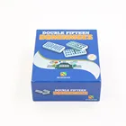 Ivory dominoes double 15 Plastic for sale Game Set in Tin Box