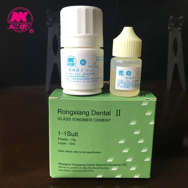 permanent glass ionomer dental cement