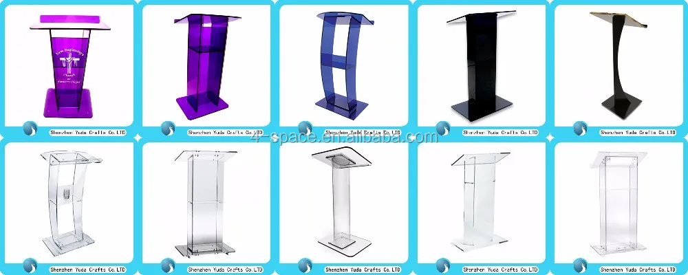 Acrylic Furniture Lucite Waterfall Coffee Table