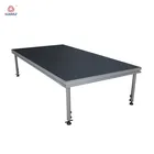 Aluminum 6061-T6 heavy duty rotating stage light stands stage