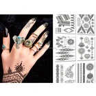 OEM & ODM service black henna tattoo stickers Non Toxic temporary tattoos