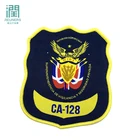 Manufacturer custom design shorts woven shoulder embroidered patch for pilot uniform