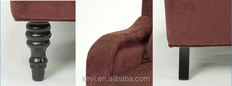 Wine red fabric chair home furniture use comfortable sofa chair(KY-3218 )