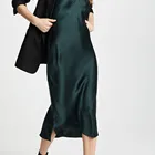 Dress Women Women Dresses Satin OEM Supplier 100% Silk Dress Women Long Maxi Slip Silk Satin Dress