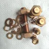 Silicon Bronze 651/655 bolts and heavy hex nut, C65100 bronze screw
