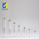 High Quality Tube Clear Recycled Metal Lid Glass Bottle 30ml Screw Or Cork 100ml 110ml