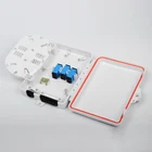 12 Core Square Fiber Optic Joint Closure 24 Small Splice