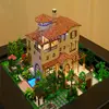 diy miniature house model , architectural scale model making