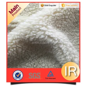 100 polyester sherpa fleece fabric